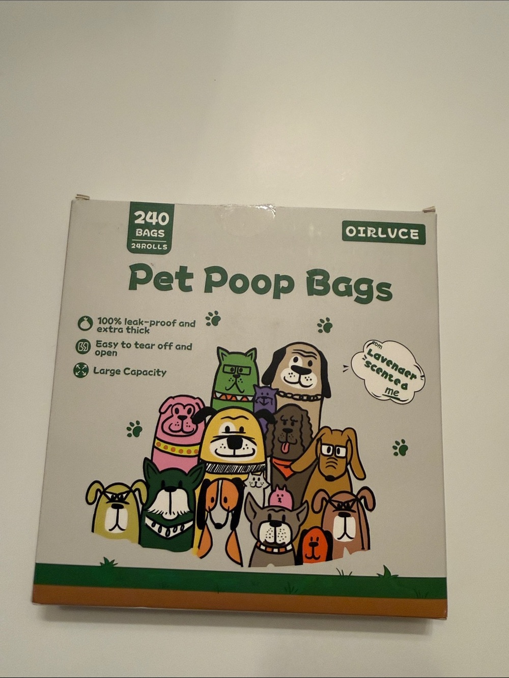 Pet Poop Bags - Lavender Scented (Sealed)